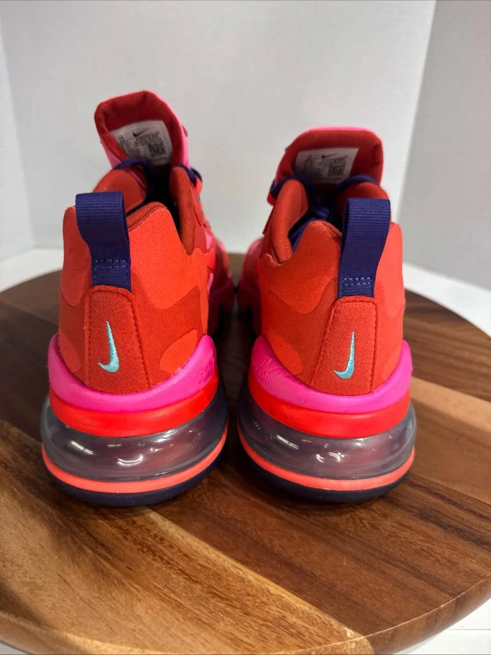 Nike Air Max 270 React Women's Size 12 - Men’s 10.5 Mystic Red Pink Blast EDM